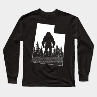 Utah Bigfoot Sasquatch Long Sleeve T-Shirt